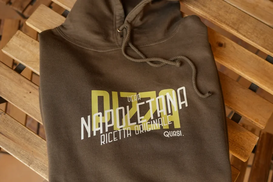 Quasi Margherita kapucnis pulóver, khaki, Quasi Mercato